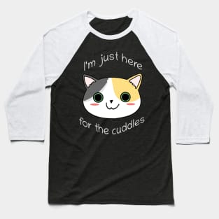 Cat Cuddles Baseball T-Shirt